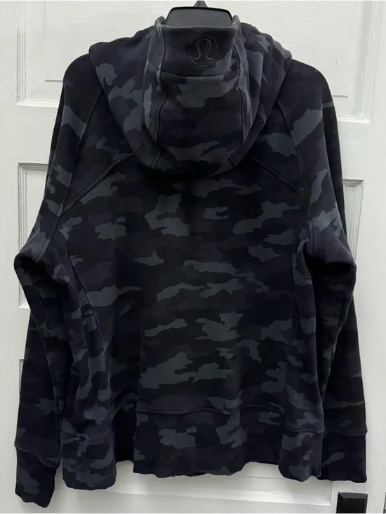 Lululemon Scuba Hoodie Camo Full Zip Size 20 Plus Athleisure - Picture 5 of 9